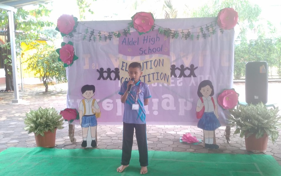 Aldel High School Elocution Competition